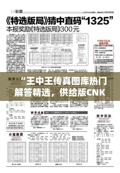 “王中王傳真圖庫熱門解答精選，供給版CNK575.39”