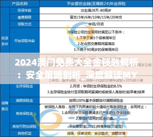 2024澳門免費(fèi)大全金鎖匙解析：安全策略剖析_深度解讀MYL304.91