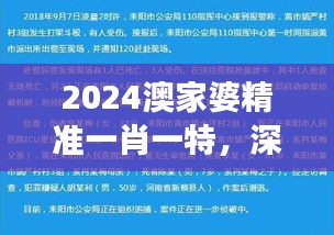 2024澳家婆精準(zhǔn)一肖一特，深度解析精選版QRI748.52解讀