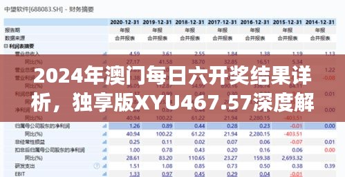 2024年澳門(mén)每日六開(kāi)獎(jiǎng)結(jié)果詳析，獨(dú)享版XYU467.57深度解讀