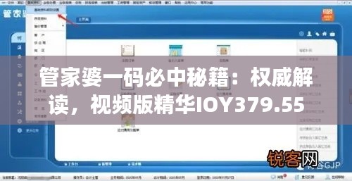 管家婆一碼必中秘籍：權(quán)威解讀，視頻版精華IOY379.55