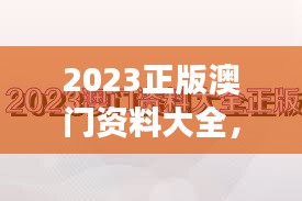 2023正版澳門資料大全，中西結(jié)合神碼MUK711.88