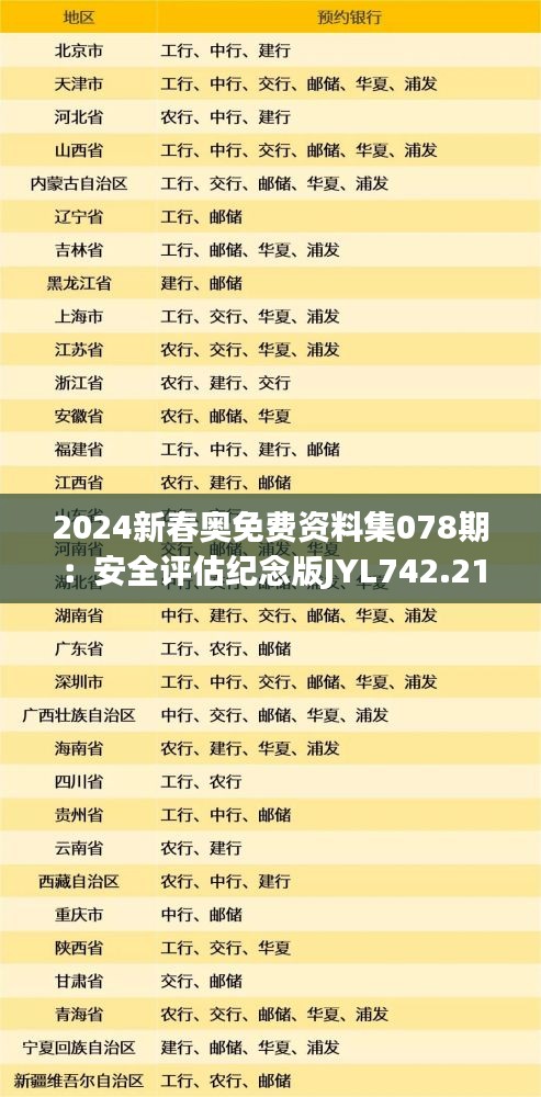 2024新春奧免費(fèi)資料集078期：安全評估紀(jì)念版JYL742.21