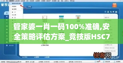 管家婆一肖一碼100%準確,安全策略評估方案_競技版HSC714.93