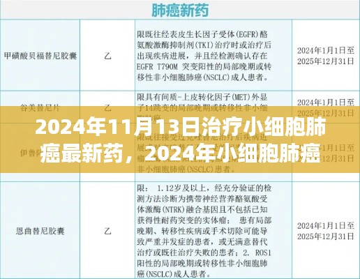 2024年小細胞肺癌治療新藥全面解析與用戶體驗，最新藥物評測及療效展望