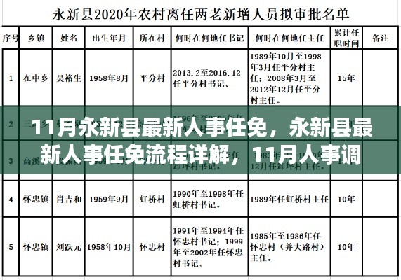 永新縣人事任免全解析，最新人事調(diào)整流程詳解與攻略