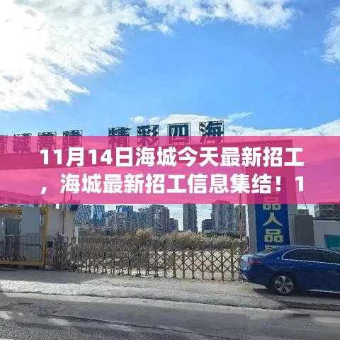 11月14日海城最新招工信息大放送，崗位集結(jié)，理想工作等你來挑！