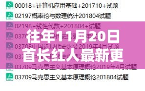 探秘十一月二十日首長紅人隱秘小巷的特色小店，最新更新揭秘往年11月20日紅人生活風(fēng)采