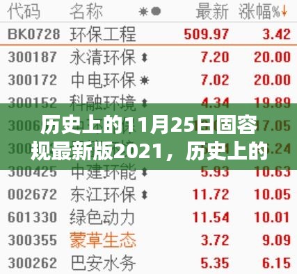 歷史上的11月25日固容規(guī)最新版2021，全面評(píng)測(cè)與詳細(xì)介紹