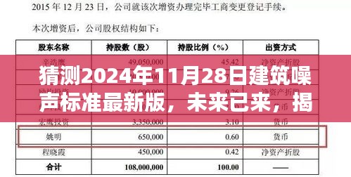 揭秘未來建筑噪聲標準，智能噪聲控制建筑標準展望與體驗科技靜謐新紀元（2024年預測）