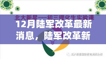 深度解析，陸軍改革邁入新篇章——十二月最新動態(tài)及其深遠影響