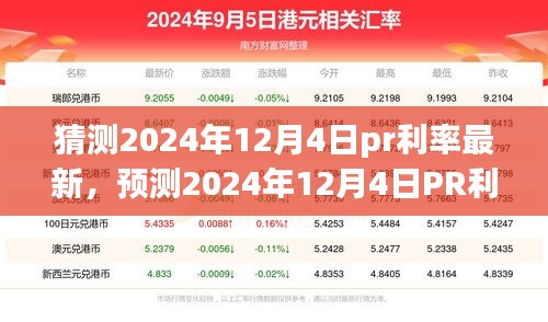 洞悉未來(lái)金融走向，預(yù)測(cè)2024年12月4日PR利率最新動(dòng)態(tài)